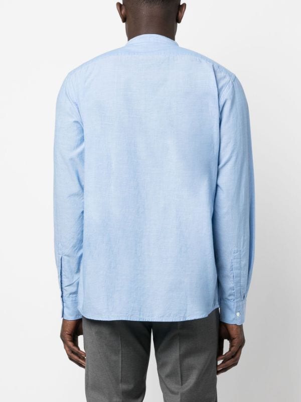 ASPESI pintuck-detail long-sleeved Shirt - Farfetch