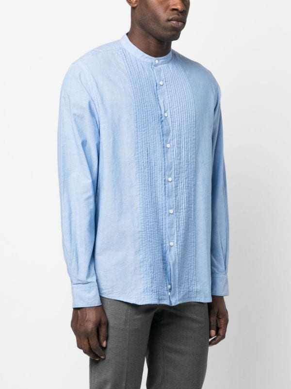 ASPESI pintuck-detail long-sleeved Shirt - Farfetch