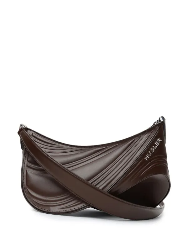 【半額】 Spiral Mugler Curve JP FARFETCH | ブラウン | ショルダーバッグ 01 バッグ