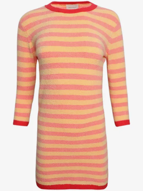 Alexandra Golovanoff Cam striped knitted minidress