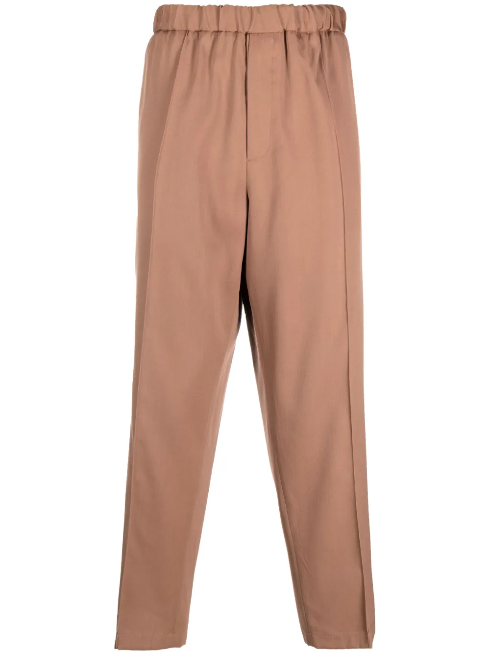 Jil Sander relaxed-fit tapered trousers - Brown
