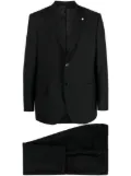 LUIGI BIANCHI MANTOVA single-breasted virgin-wool suit - Black