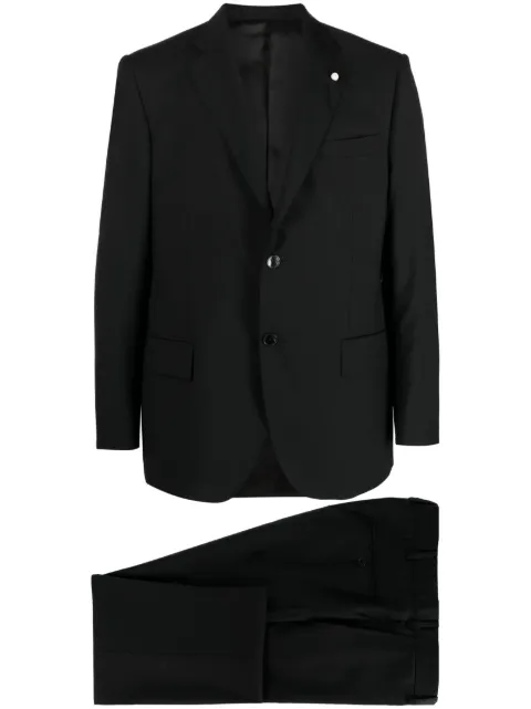 LUIGI BIANCHI MANTOVA single-breasted virgin-wool suit