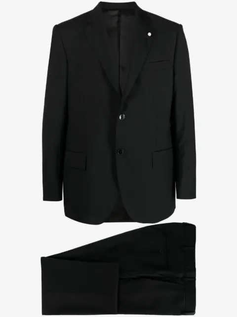 LUIGI BIANCHI MANTOVA single-breasted virgin-wool suit