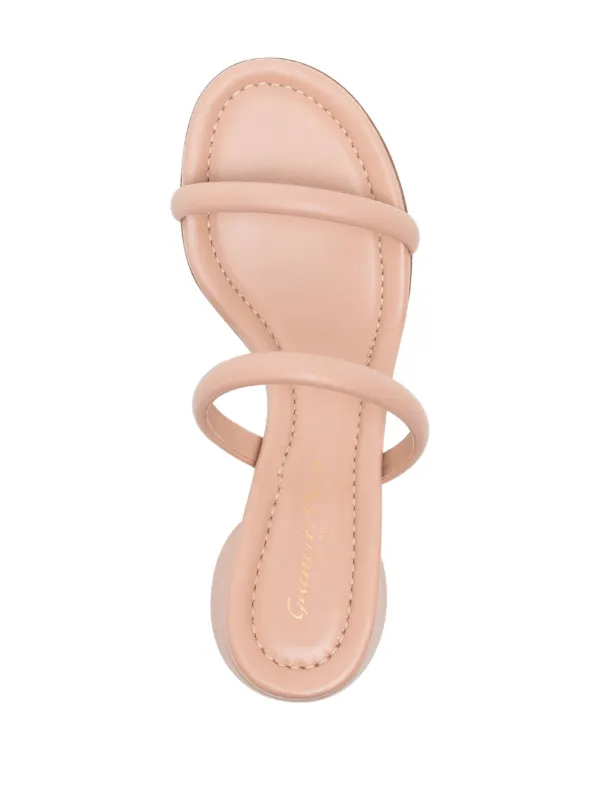 Gianvito Rossi ブロックヒールストラップサンダル