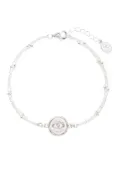 DOWER AND HALL medallion-pendant multi-chain necklace - Silver