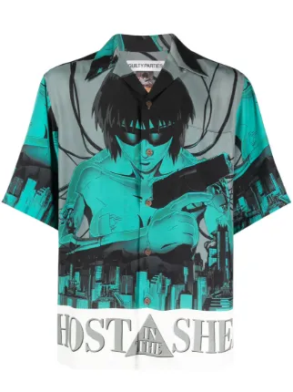 WACKO MARIA x Ghost In The Shell graphic-print Shirt - Farfetch