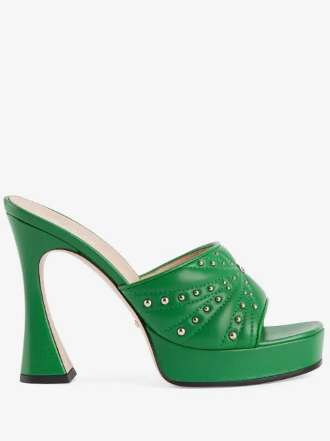 Gucci Pantoletten mit Kristallen