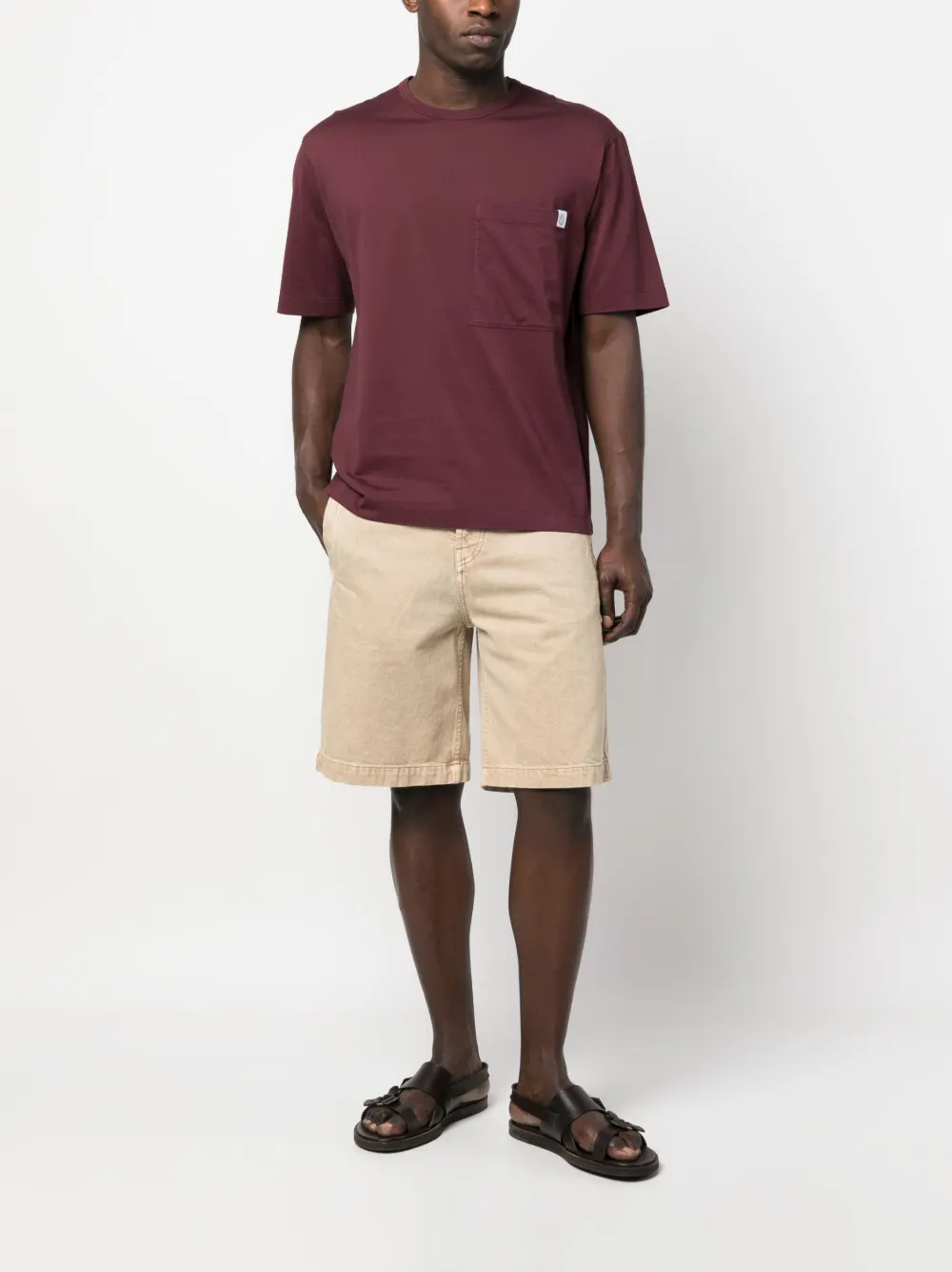 Corneliani Katoenen T-shirt - Rood