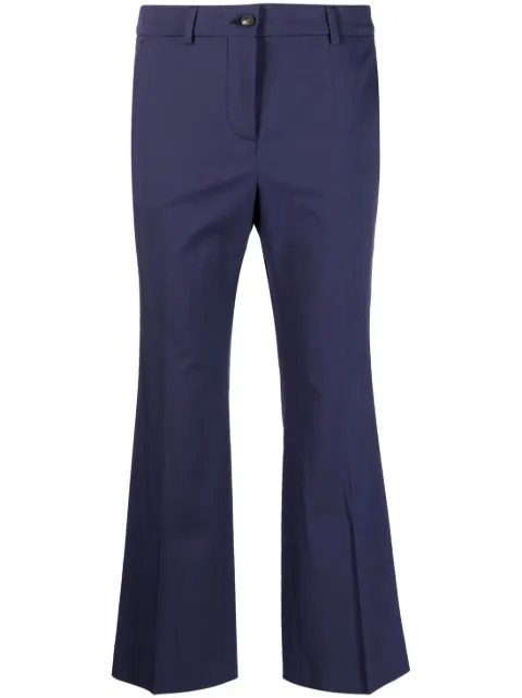 Alberto Biani pantalones capri con diseño acampanado