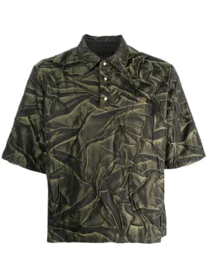 Supreme x True Religion Appliqués Camouflage Polo Shirt | Green