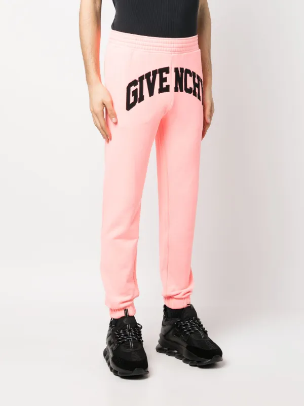 パンツ GIVENCHY Skin Pink Jacquard Flared Leg Pant Givenchy Logo intarsia-knit Flared Trousers | Pink | FARFETCH