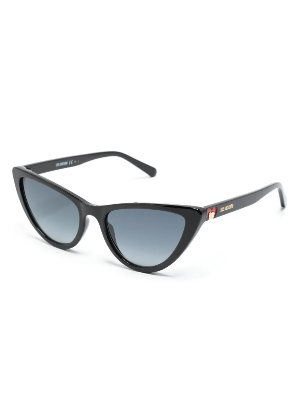 Love Moschino Zonnebril met cat-eye montuur - Zwart