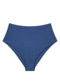 Jimmy Choo Suma monogram bikini bottoms - Blue