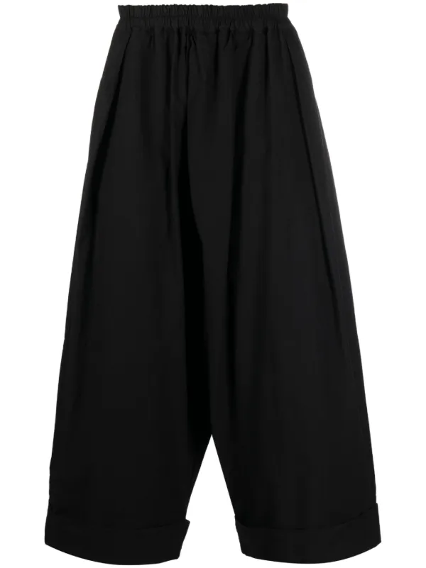 Toogood Cropped wide-leg Cotton Trousers | Black | FARFETCH CA Toogood Cropped wide-leg Cotton Trousers | Black | FARFETCH CA