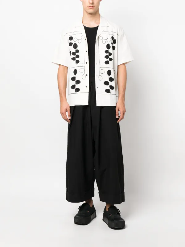 Toogood Cropped wide-leg Cotton Trousers | Black | FARFETCH CA Toogood Cropped wide-leg Cotton Trousers | Black | FARFETCH CA