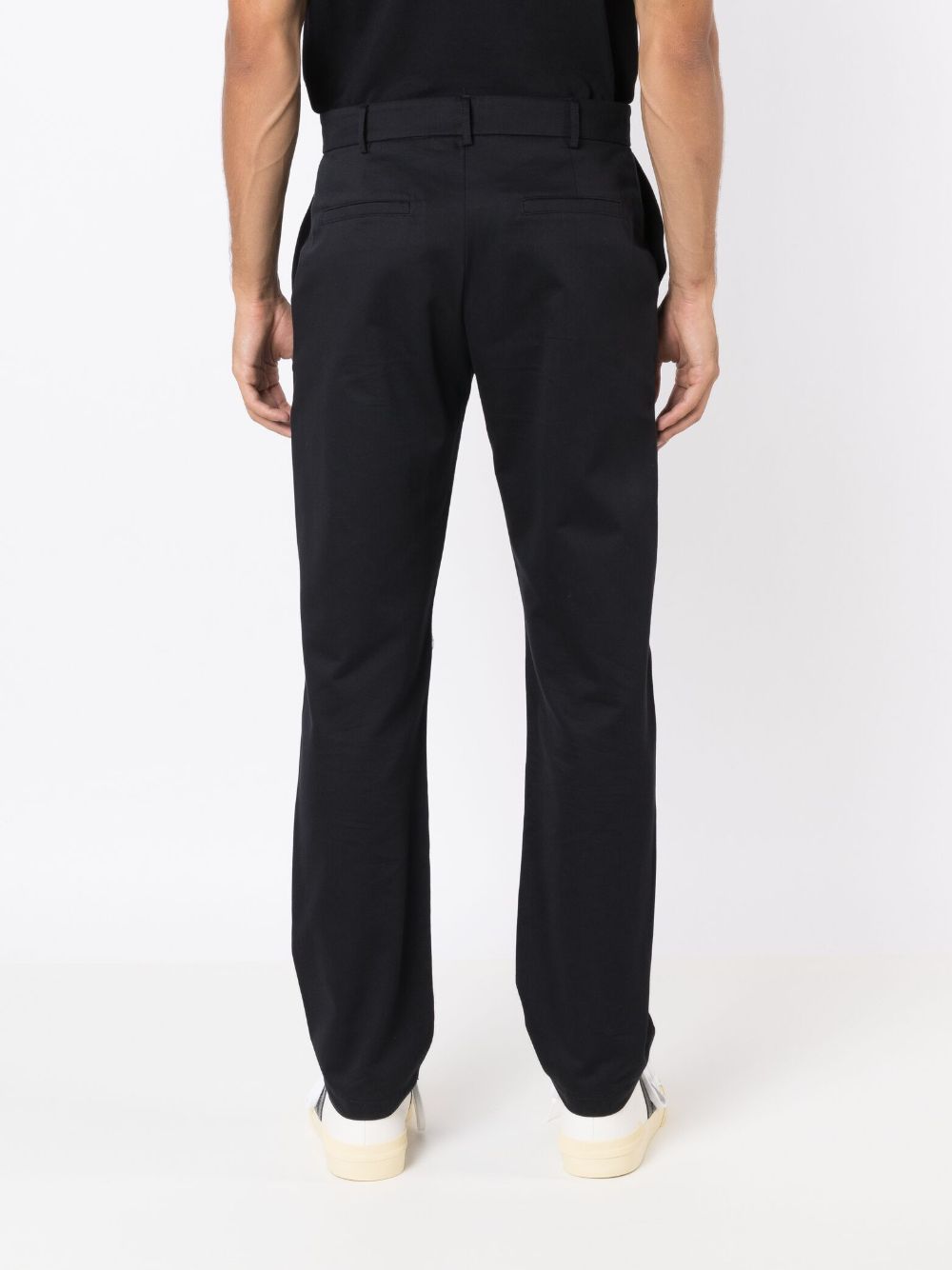 Shop Uma Raquel Davidowicz Straight-leg Chino Trousers In Black