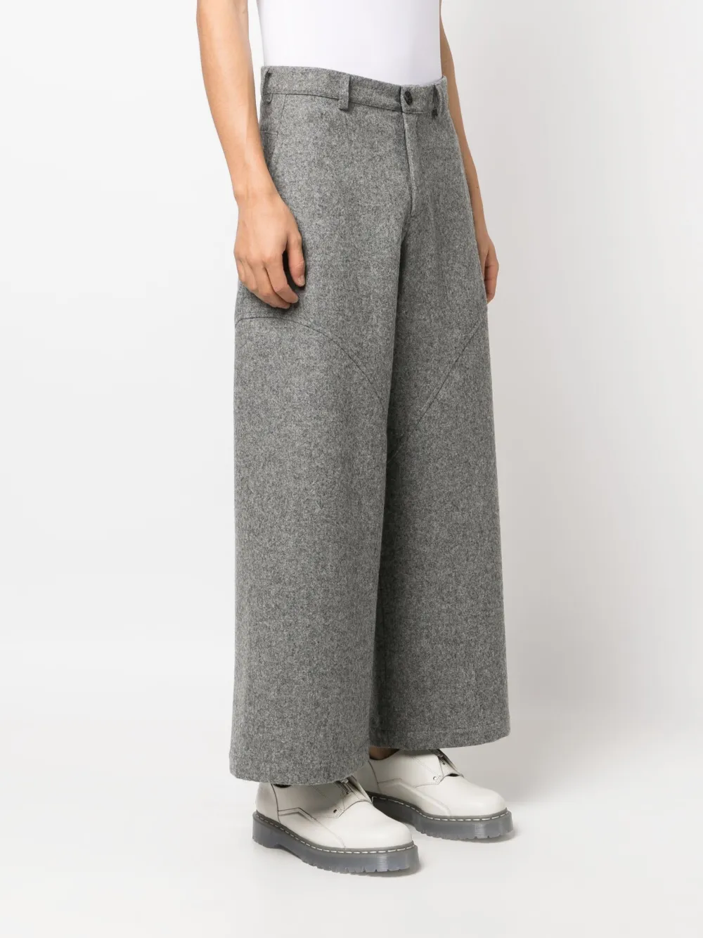 SAGE NATION cotton-blend wide-leg Trousers - Farfetch