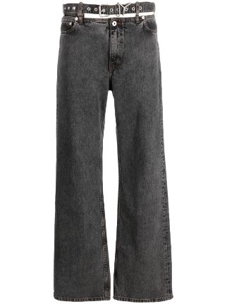 Y/Project Evergreen Y Belt Jeans - Farfetch