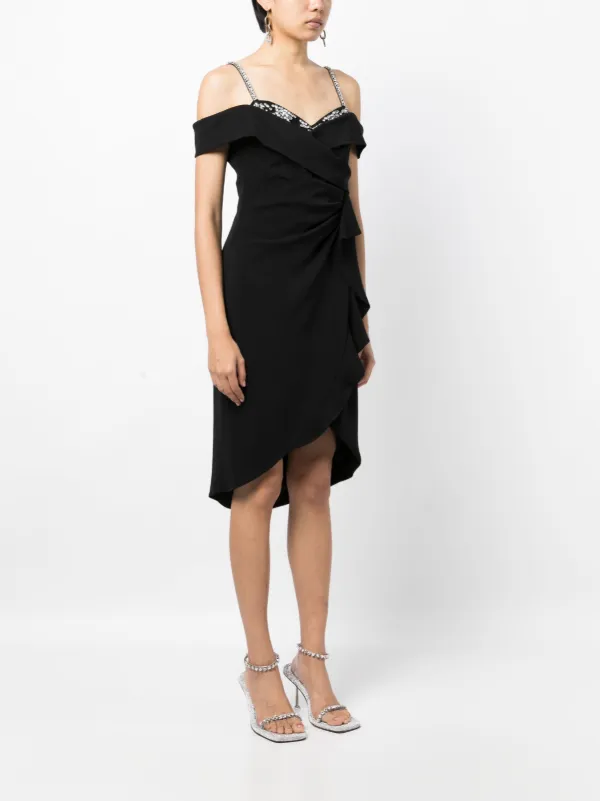 Marchesa notte hotsell cold shoulder dress