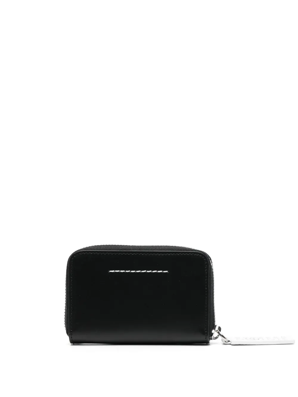 Shop Mm6 Maison Margiela Japanese 6 Zip-around Wallet In Schwarz