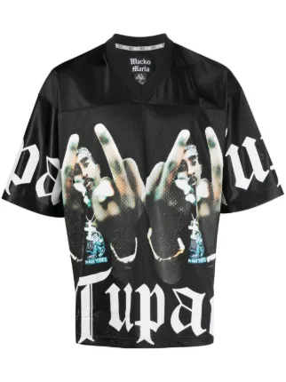 WACKO MARIA Tupac photograph-print T-shirt - Farfetch