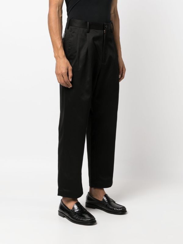 WACKO MARIA Cropped Pleated Chino Trousers - Farfetch