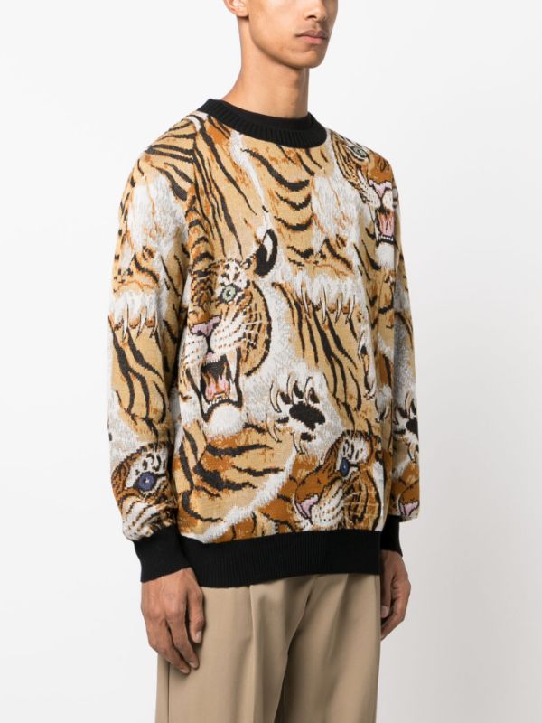 WACKO MARIA Tim Lehi patterned-jacquard Jumper - Farfetch