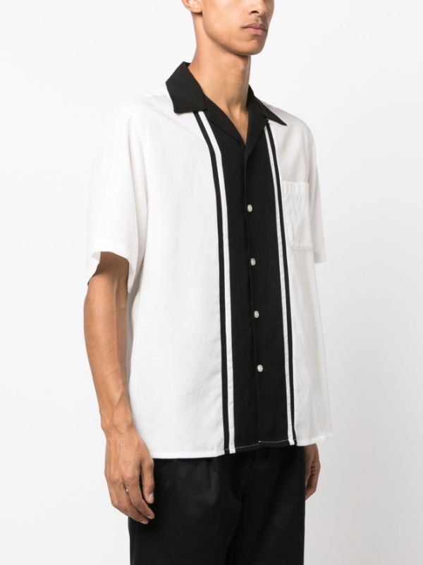 WACKO MARIA two-tone stripe-print Shirt - Farfetch