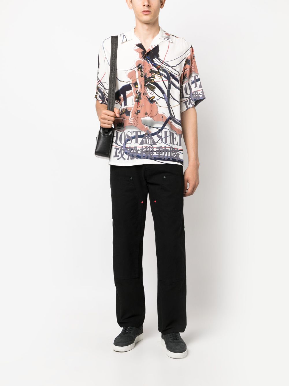 WACKO MARIA x Ghost In The Shell graphic-print Shirt - Farfetch