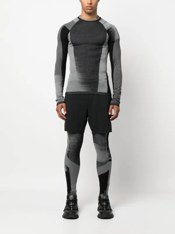 Y-3 ストライプ スキニーパンツ | ブラック | FARFETCH JP
