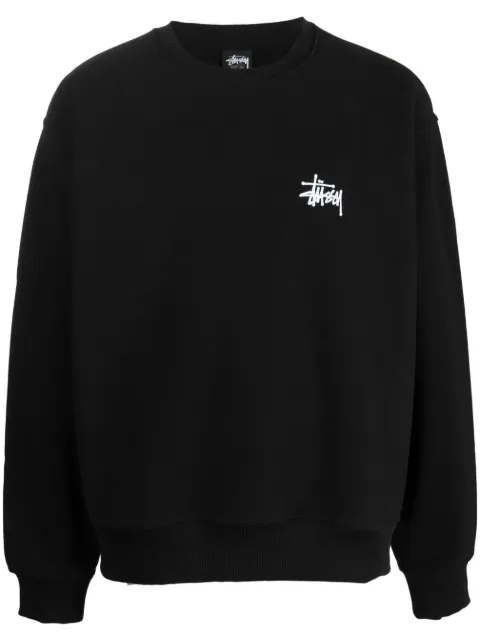 Stüssy logo-print crew-neck sweatshirt