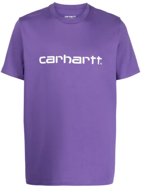 Carhartt WIP playera manga corta con logo estampado