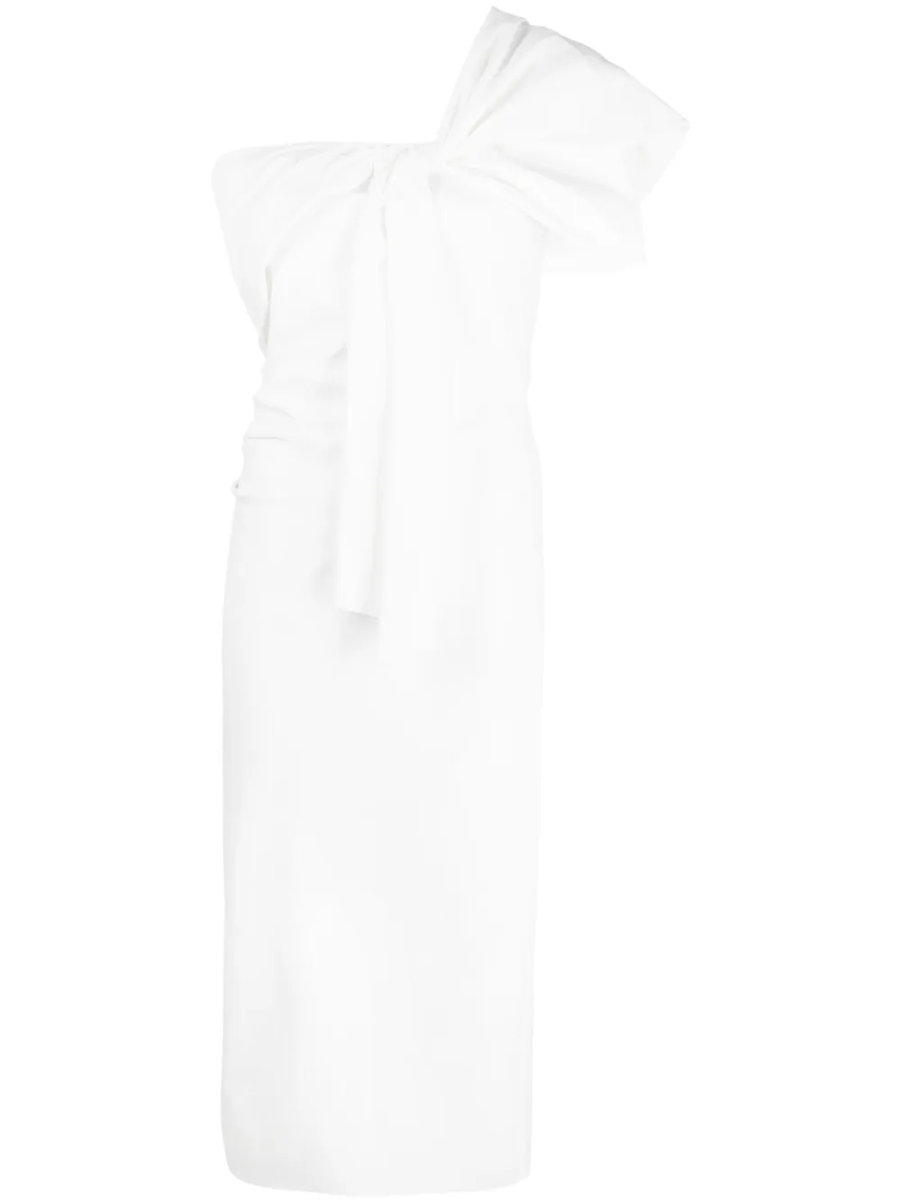 CHIARA BONI La Petite Robe bow-detail mini dress - White