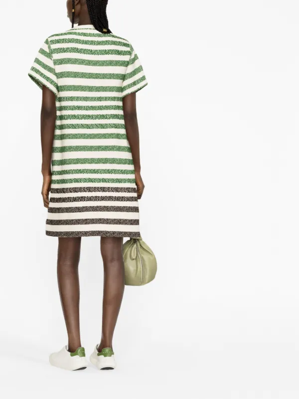 Jil Sander Striped Twill T-shirt Dress - Farfetch