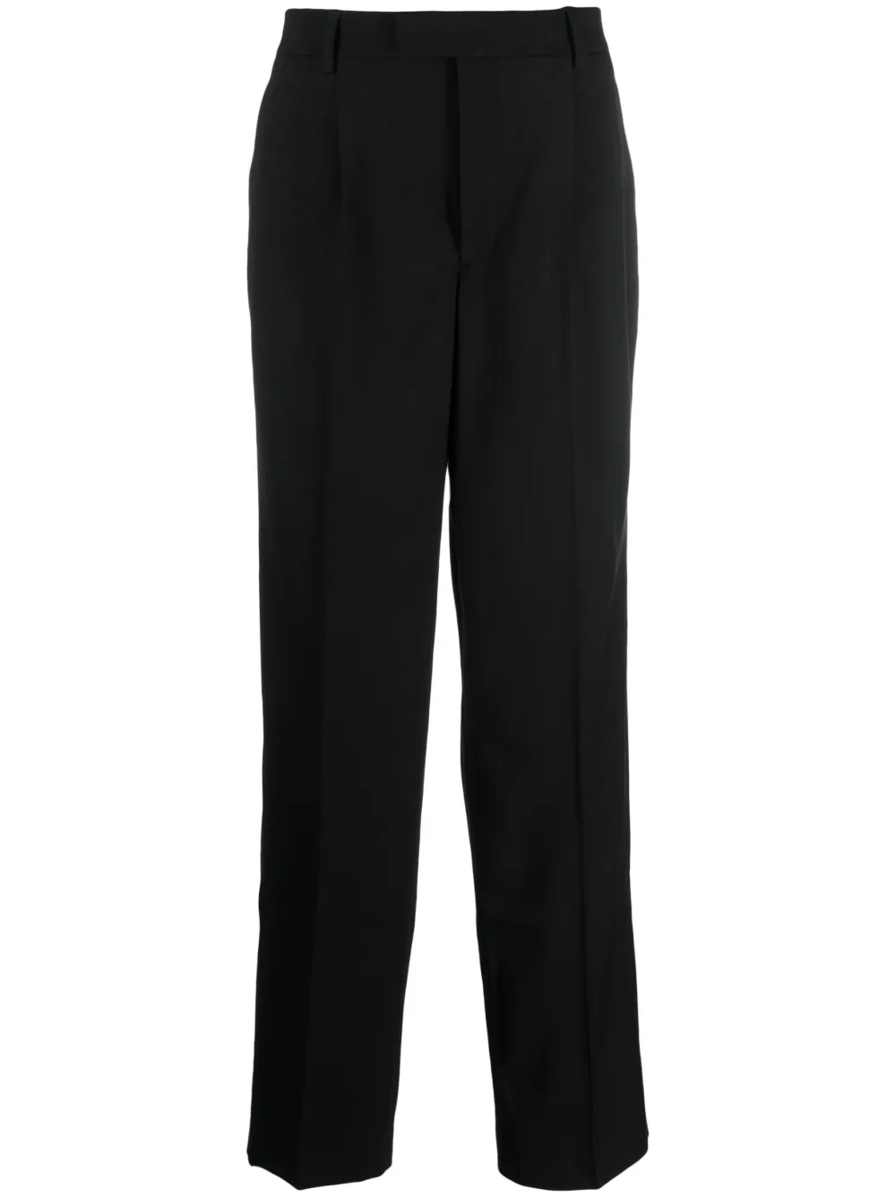 Vtmnts Black Wool Trousers In Schwarz