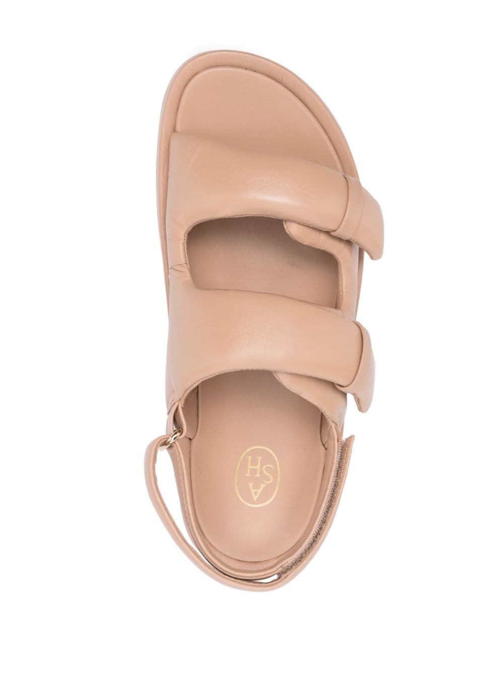 Shop Ash Slingback Leather Sandals In Neutrals