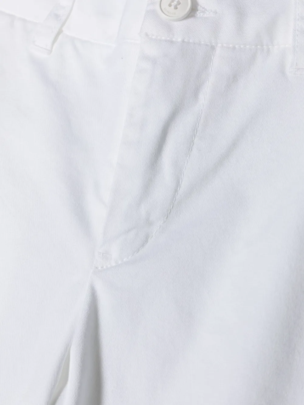  Dondup Kids Straight-leg Cotton Trousers - White 