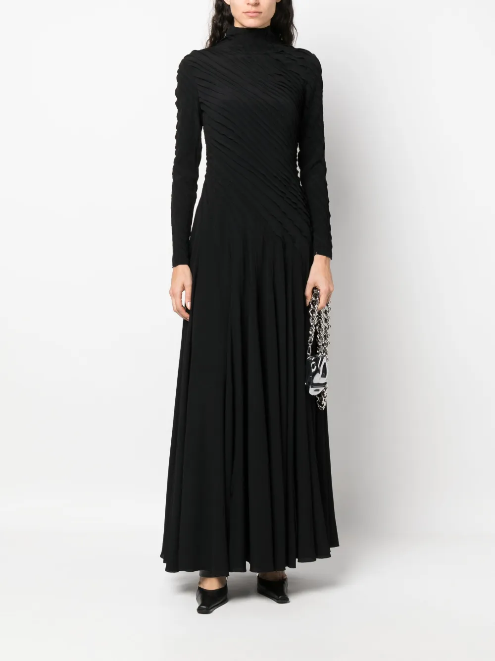 Sehnsucht Atelier  plissé-effect draped dress | Evening Dresses | Image 2
