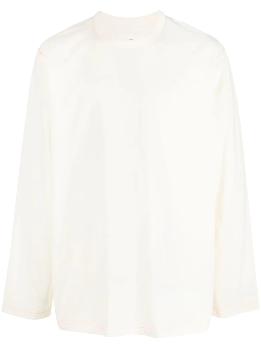 Y-3 crew-neck long-sleeve T-shirt - Neutrals