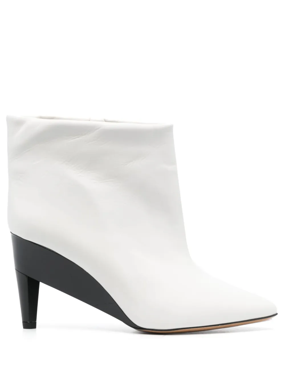 ISABEL MARANT CALF LEATHER ANKLE BOOTS