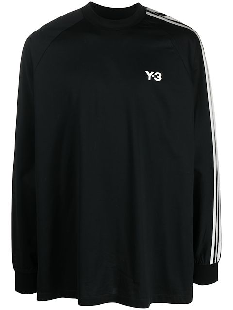 Y-3 logo-print 3-Stripes sweatshirt