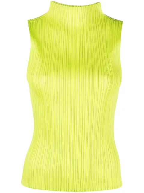 Pleats Please Issey Miyake Top smanicato New Colorful Basics 3