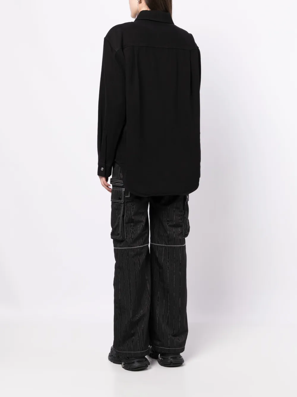 Cheap Alexander Wang long-sleeve cotton denim shirt Women