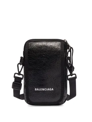 balenciaga logo print bag