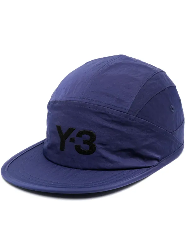 Y-3 logo-print flat-peak Cap - Farfetch