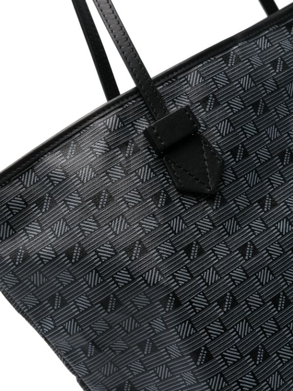 Moreau logo-print Faux-Leather Tote Bag - Neutrals
