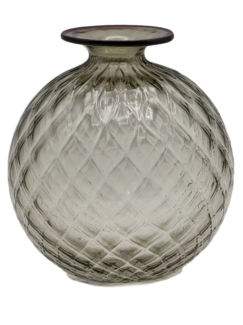 Venini Monofiore Balloton Glass Vase (12.5cm) In Grau