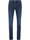 Billionaire embroidered-logo straight-cut jeans - Blue