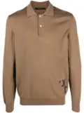 Billionaire merino-blend polo jumper - Neutrals